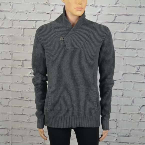 Mens All Saints Griffen Funnel Sweater size small